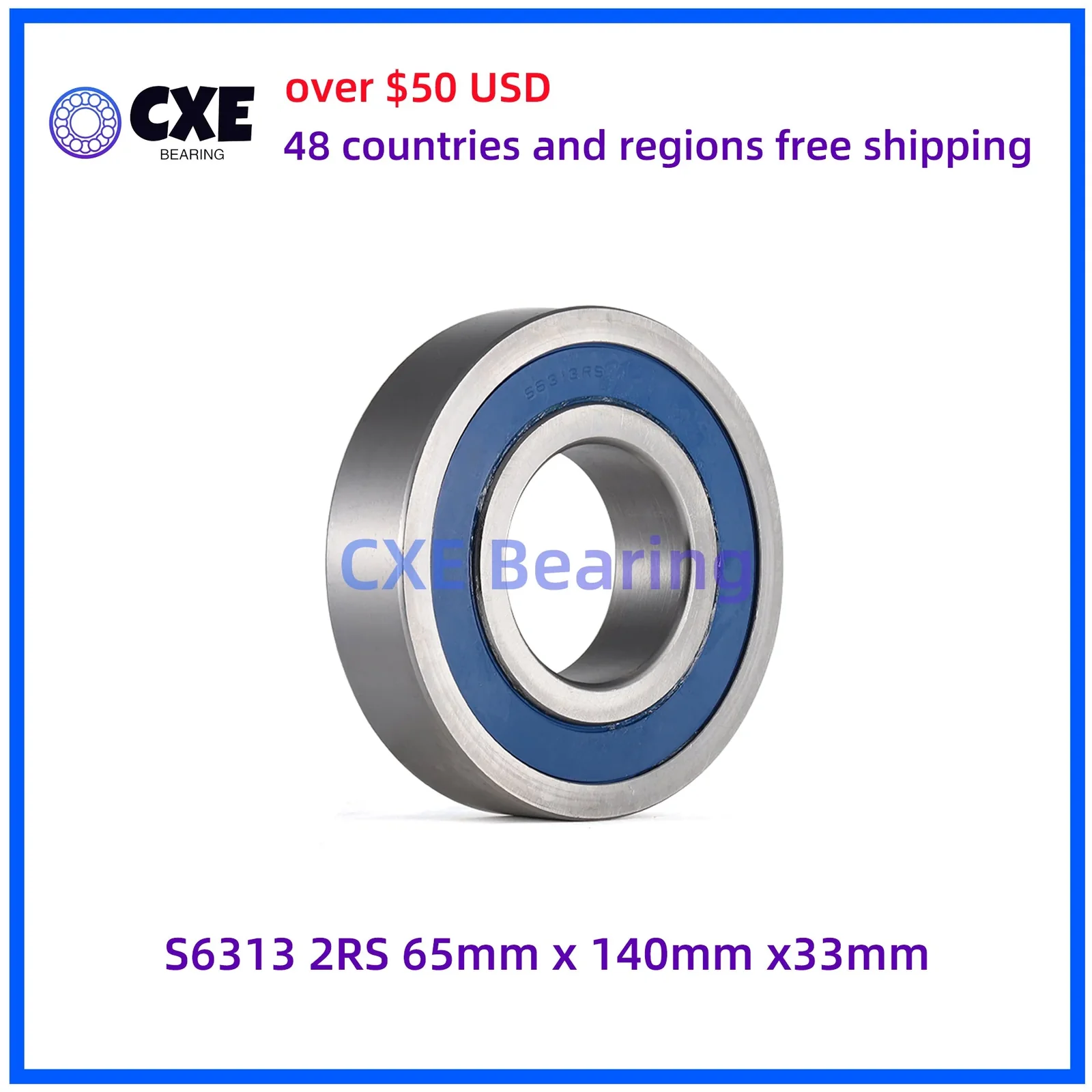 S6313-ZZ 65 x 140 x 33 mm Stainless Steel Bearings