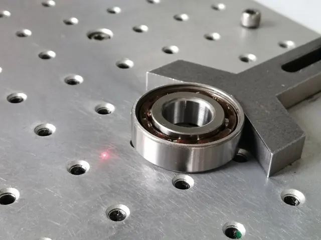 Bearing laser marking process